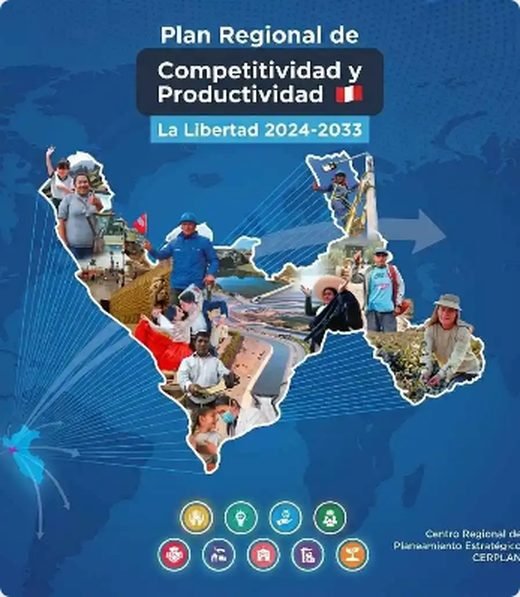 Portada: Plan Regional de Competitividad y Productividad La Libertad 2024–2033